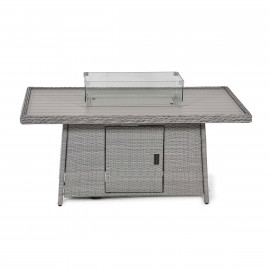 Ascot 3 Seat Sofa Dining Set with Fire Pit Ascot 3 Seat Sofa Dining Set with Fire Pit