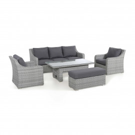 Ascot 3 Seat Sofa Dining Set with Rising Table Ascot 3 Seat Sofa Dining Set with Rising Table