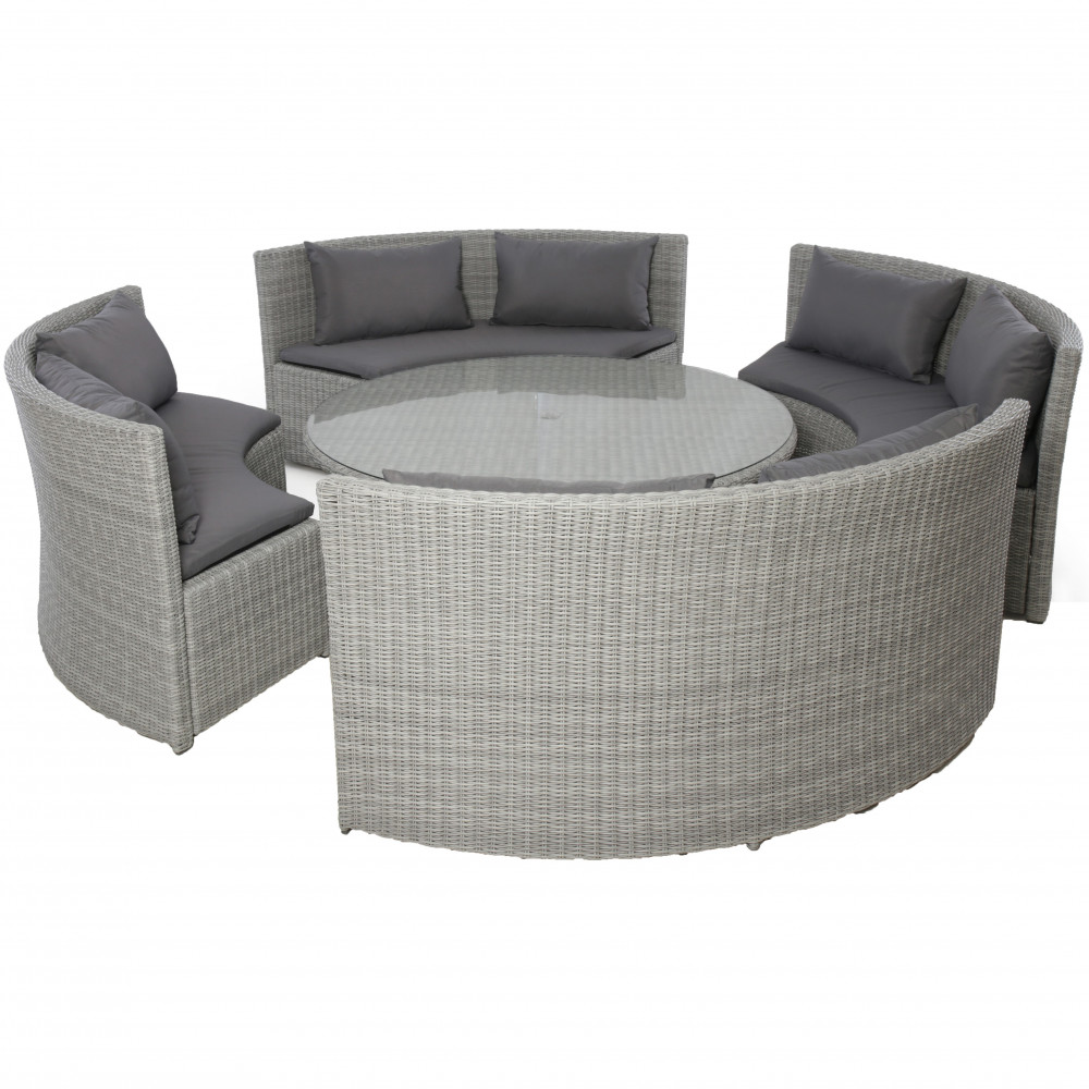 Ascot Round Sofa Dining Set with Rising Table Ascot Round Sofa Dining Set with Rising Table