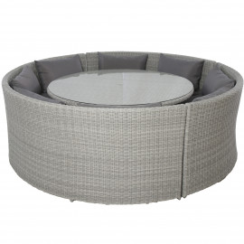 Ascot Round Sofa Dining Set with Rising Table Ascot Round Sofa Dining Set with Rising Table