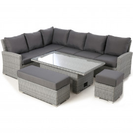 Ascot Rectangular Corner Dining Set with Rising Table Ascot Rectangular Corner Dining Set with Rising Table