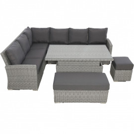 Ascot Rectangular Corner Dining Set with Rising Table Ascot Rectangular Corner Dining Set with Rising Table