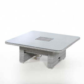 Ascot Deluxe Corner Dining Set with Rising Table & Ice Bucket Ascot Deluxe Corner Dining Set with Rising Table & Ice Bucket