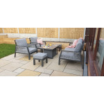 BETTINA Sofa Dining Set Grey