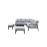 BETTINA Corner Dining Set Grey
