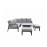 BETTINA Corner Dining Set Grey