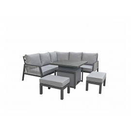 BETTINA Corner Dining Set Grey