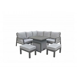 BETTINA Corner Dining Set Grey