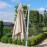Zeus LED 3x3M Square Cantilever Parasol / Beige
