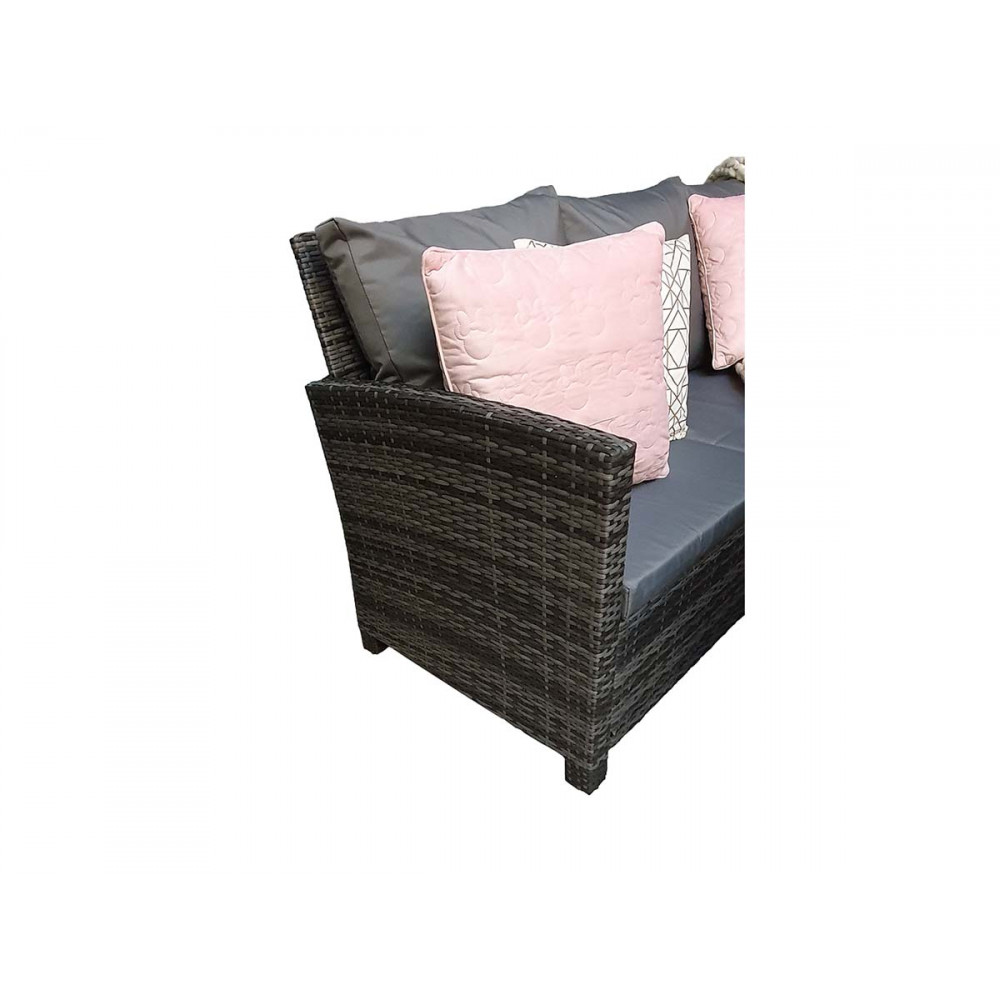 CHARLOTTE HDPE wood effect Corner Dining CHARLOTTE HDPE wood effect Corner Dining