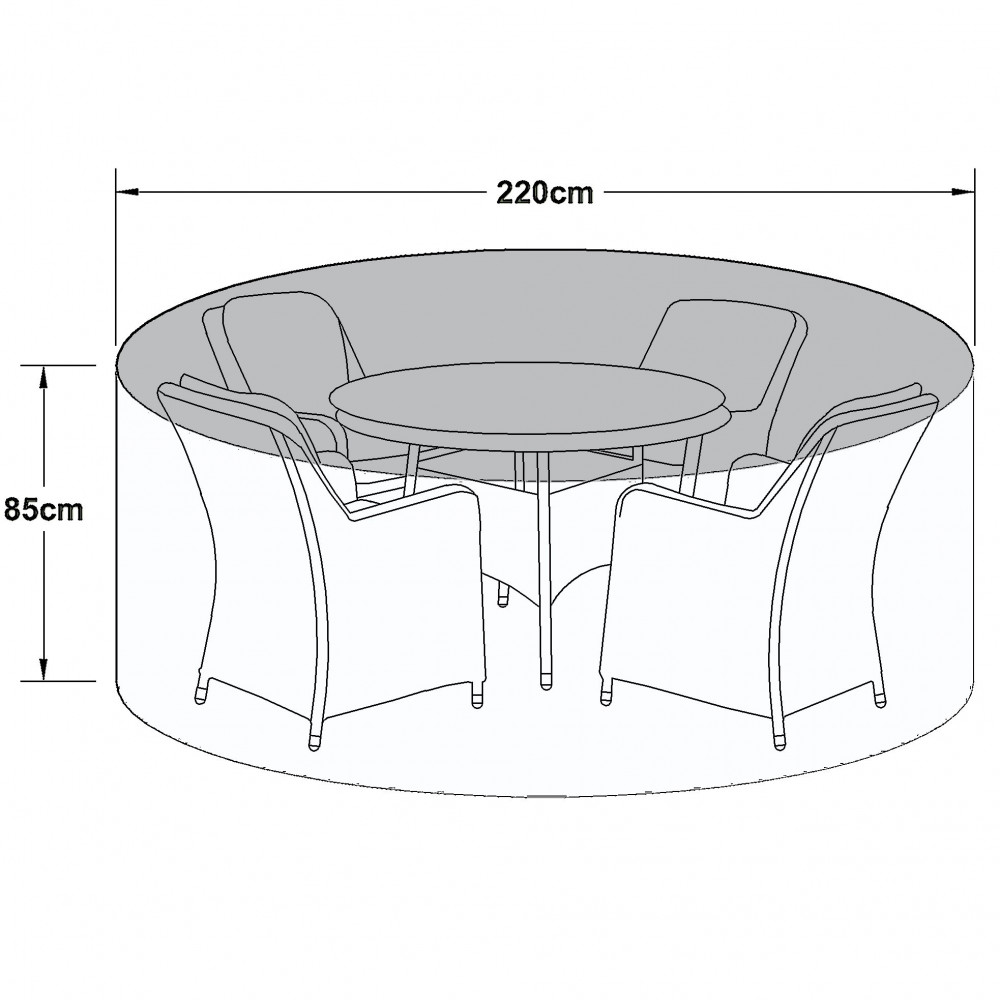 Outdoor Cover for 4 Seat Round Dining Set Outdoor Cover for 4 Seat Round Dining Set