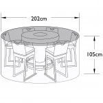 Outdoor Cover for 6 Seat Bar Set Outdoor Cover for 6 Seat Bar Set
