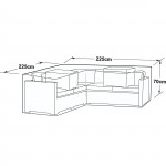 Outdoor Cover for Corner Group (L-Shaped) Outdoor Cover for Corner Group (L-Shaped)