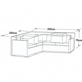 Outdoor Cover for Corner Group (L-Shaped)