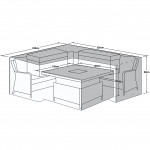 Outdoor Cover for Royal Corner Dining Set Outdoor Cover for Royal Corner Dining Set