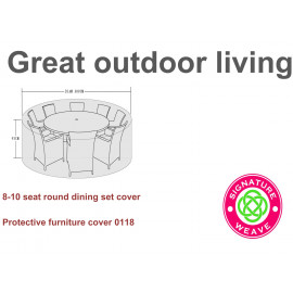 FURNITURE COVER - 8-10 seater dining
