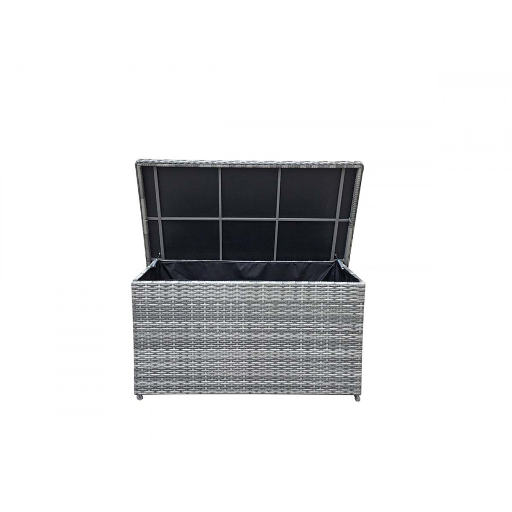 CUSHION BOX - Large Cushion Box Sarah Grey Weave CUSHION BOX - Large Cushion Box Sarah Grey Weave