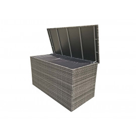 CUSHION BOX - Medium Cushion Box Flat Grey Weave CUSHION BOX - Medium Cushion Box Flat Grey Weave
