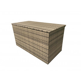 CUSHION BOX - Medium Cushion Box Flat Brown Weave