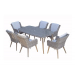 DANIELLE 6 Seat Dining Set DANIELLE 6 Seat Dining Set