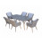 DANIELLE 6 Seat Dining Set