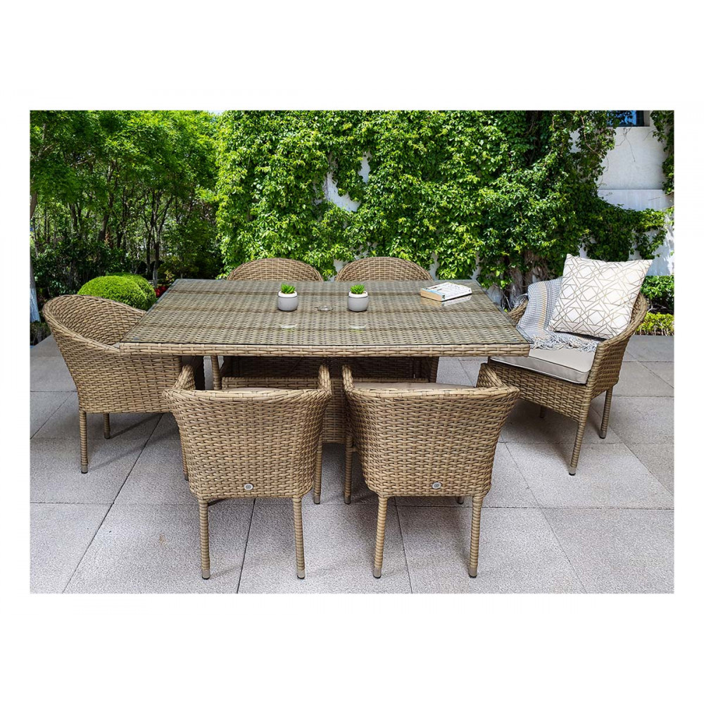 DARCEY 6 Seat Rectangular Dining DARCEY 6 Seat Rectangular Dining