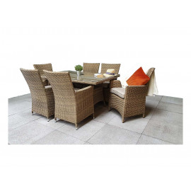 DARCEY 6 Seat Rectangular Dining Set DARCEY 6 Seat Rectangular Dining Set