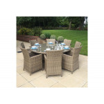 DARCEY 8 Seat Round Dining Set DARCEY 8 Seat Round Dining Set