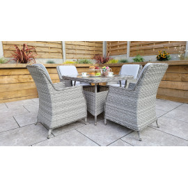 EDWINA 4 Seat Square Dining set EDWINA 4 Seat Square Dining set