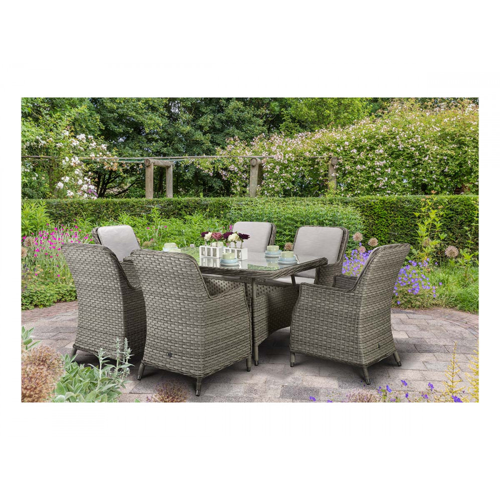 EDWINA 6 Seat Rectanglar Dining set EDWINA 6 Seat Rectanglar Dining set