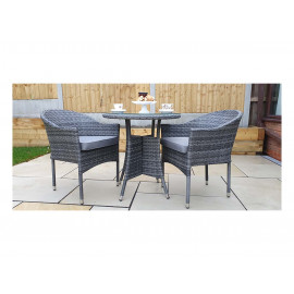 EMILY 2 seat Bistro set with stacking chairs EMILY 2 seat Bistro set with stacking chairs