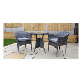 EMILY 2 seat Bistro set with stacking chairs EMILY 2 seat Bistro set with stacking chairs