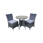 EMILY 2 seat Bistro set with armless chairs EMILY 2 seat Bistro set with armless chairs