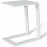 Aluminium Side Table / White