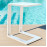 Aluminium Side Table / White