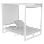 Allure Cabana Double Sunlounger / Lead Chine