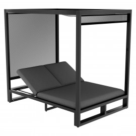 Allure Cabana Double Sunlounger / Charcoal Allure Cabana Double Sunlounger / Charcoal