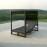 Allure Cabana Double Sunlounger / Charcoal