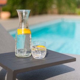 Allure Double Sunlounger / Flanelle