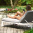 Allure Double Sunlounger / Lead Chine