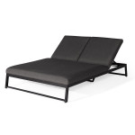 Allure Double Sunlounger / Charcoal
