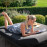 Allure Double Sunlounger / Charcoal