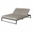 Allure Double Sunlounger / Taupe