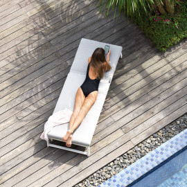 Allure Sunlounger / Lead Chine Allure Sunlounger / Lead Chine