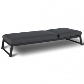 Allure Sunlounger / Charcoal