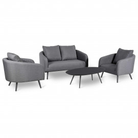 Ambition 2 Seat Sofa Set / Flanelle