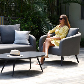 Ambition 2 Seat Sofa Set / Flanelle