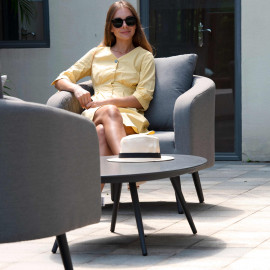 Ambition 2 Seat Sofa Set / Flanelle