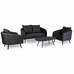 Ambition 2 Seat Sofa Set / Charcoal