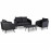 Ambition 2 Seat Sofa Set / Charcoal